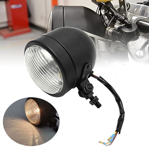 Hodelyktsett Vintage Headlight 3 3 3