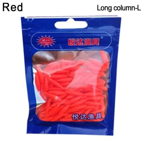 Float Tail Iøjnefaldende bønner Bevægelig Float RØD LANG SØLE-L Red Long column-L-Long column-L