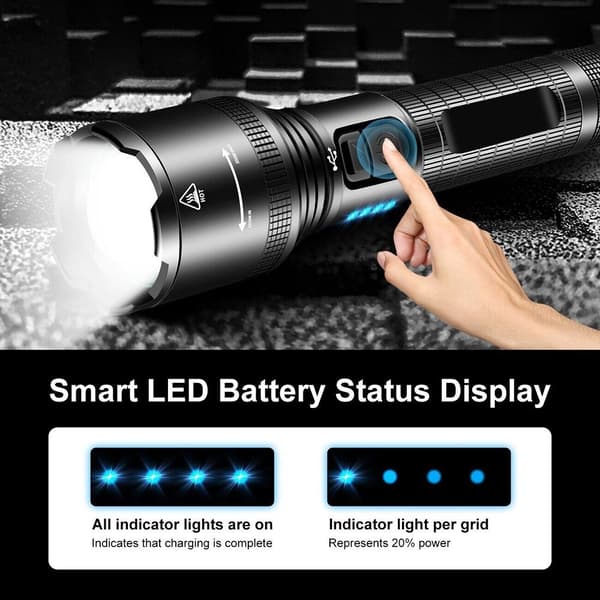 Lommelykt Camping Light Strong Light Torch