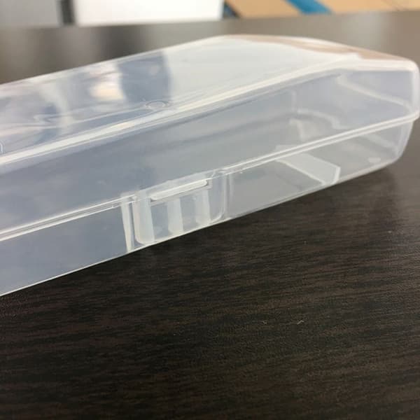 Case för män Rakmaskin Container Rakapparat Box Transparent