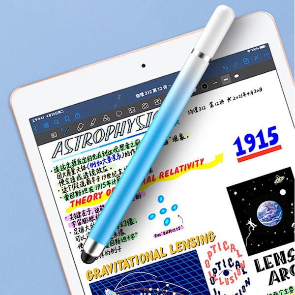 5 STK Stylus Pen Skjerm Touch Pen BLÅ Blue