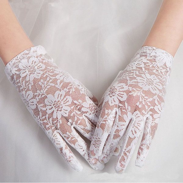 1 Par Lacehansker Bryllup Brudeshansker 3 3