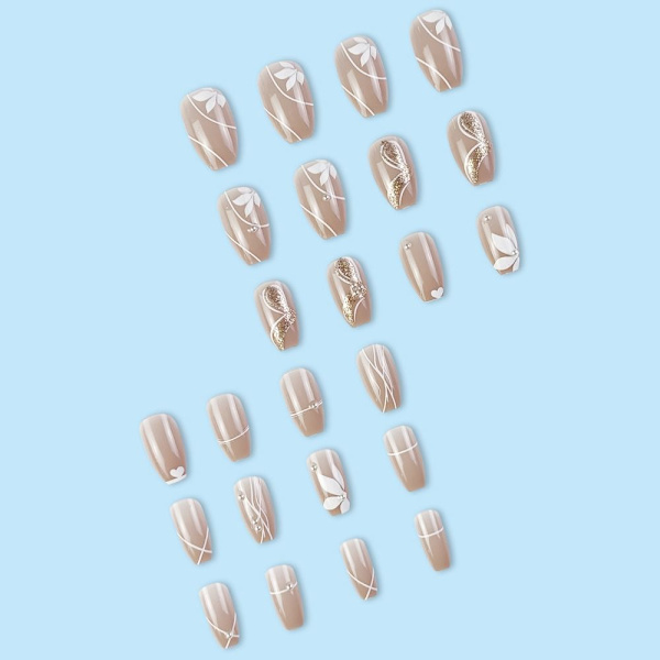 Fake Nails Flat Head 3 3 3