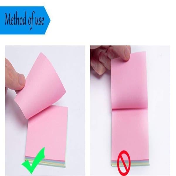 10 Pads Stick Notes Memo Pad Sticky Itsekiinnittyvä