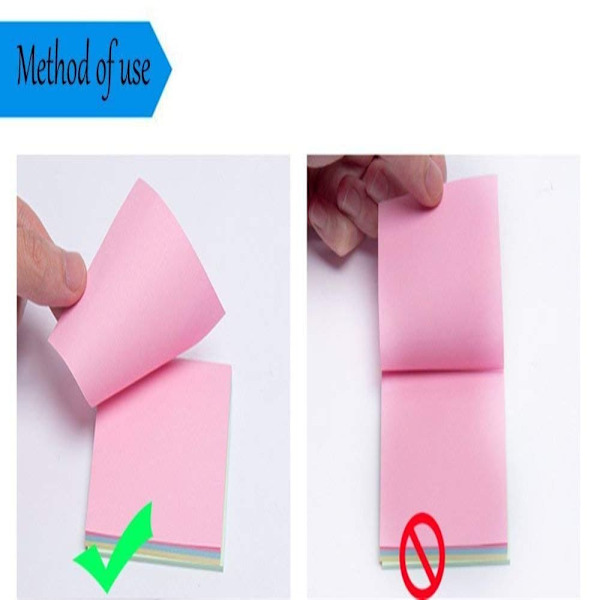 10Pads Stick Notes Memo Pad Sticky Selvklebende