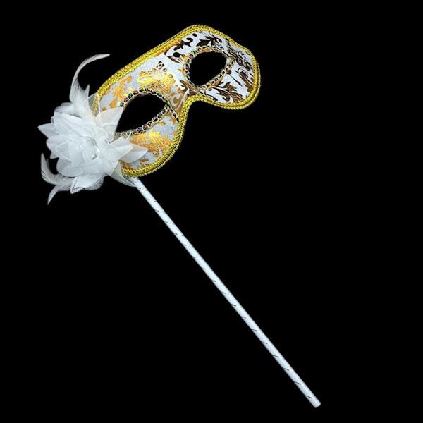 Juhlanaamiot Venetian Masquerade WHITE White