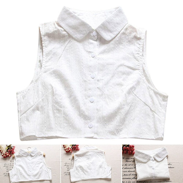 Paita Fake Kaulus Vaatteet Asusteet WHITE S White S