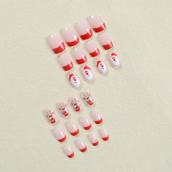 Franska Fake Nails False Nail SN129 SN129 SN129