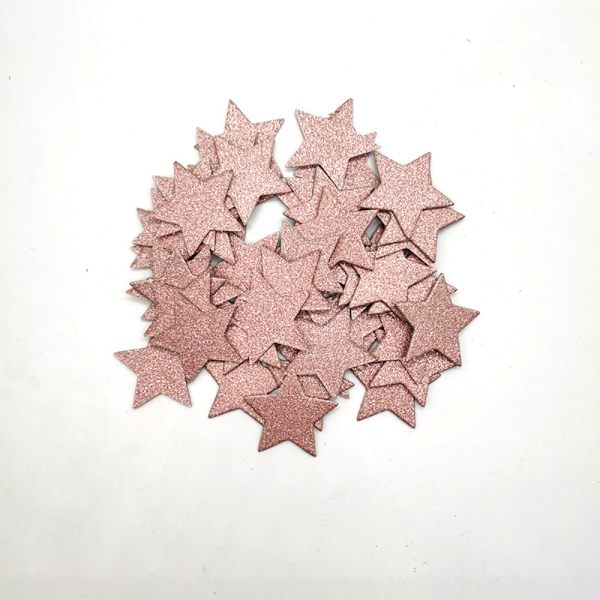 200kpl Paper Confetti Paperitähteet ROSE GOLD VIISIPOIKKAINEN TÄHTI Rose Gold Five-pointed Star-Five-pointed Star