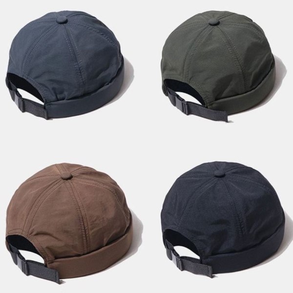 Brimless Hat Beanie Cap TUMMANHARMAA dark grey