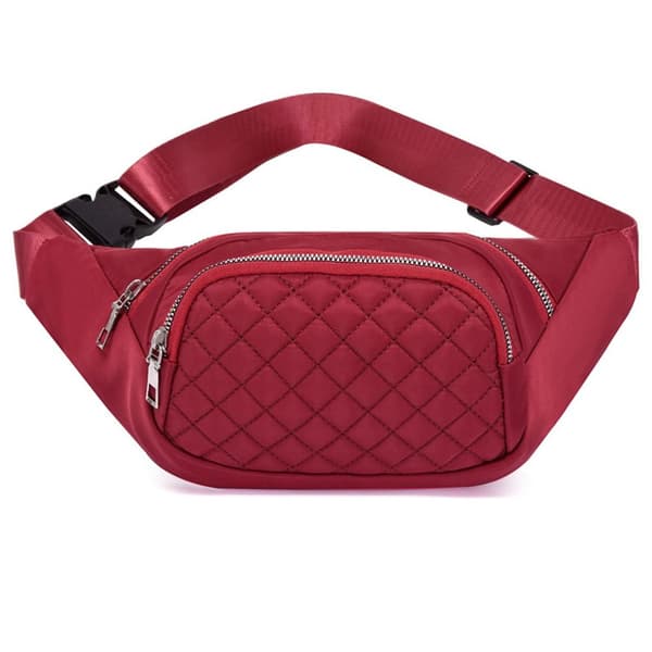 Fanny Pack Belt Bag PUNAINEN red