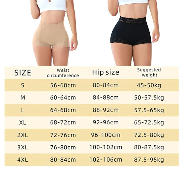 Butt Lifter Trosa Shapewear Shorts APRICOT M apricot M