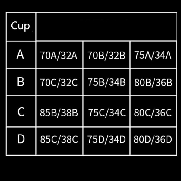 Selvklebende BH'er Sporløs Usynlig BH SVART A black A