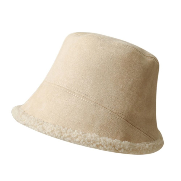 Plys Bucket Hat Fisherman Cap BEIGE Beige