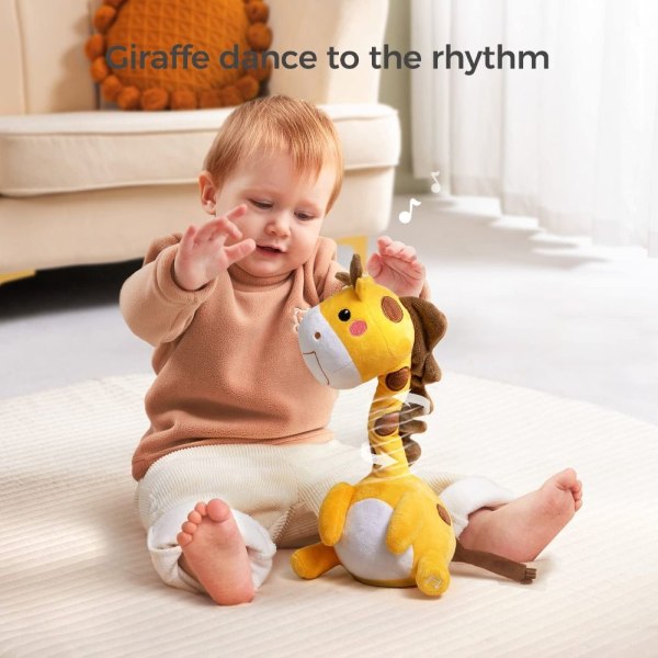 Dansende Talking Giraffe Toy Myk plysj Giraffe Toy DINOSAUR