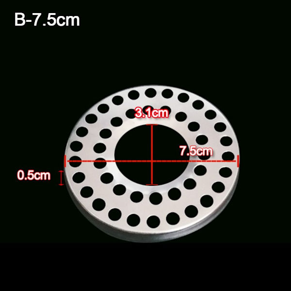 5 stk/sæt Gulvafløbsdæksel Vask Si B-7,5CM B-7.5cm