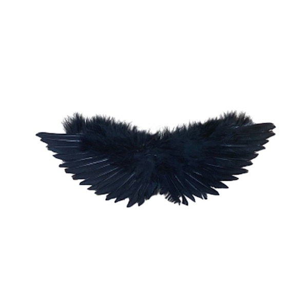 Angel Feather Wings Angel White Wing MUSTA 21CMX9CM Black 21cmX9cm