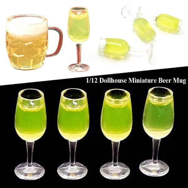 1/12 Dollhouse Cup miniolutmuki 2kpl 2kpl 2pcs