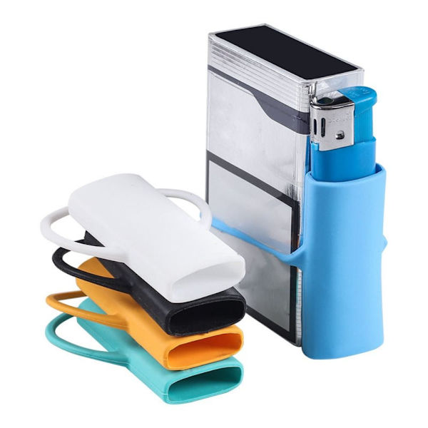 Lighter Holder Silikone Cover HVID white