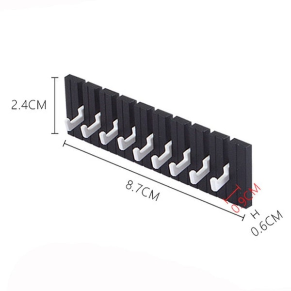 Dockhus Hopfällbar krok Miniatyrpianokrokställ SVART black