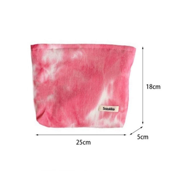 Tie Dye Gradient Makeup Bag Corduroy kosmetikkveske 02 02 02