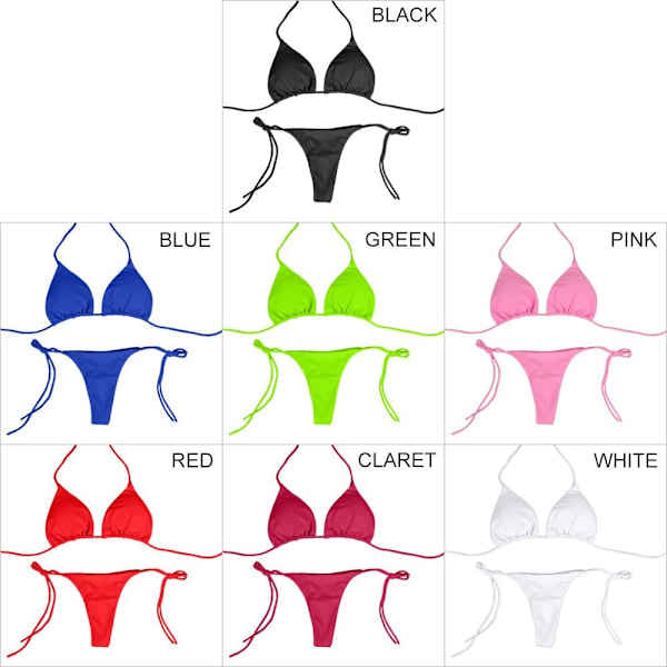 Bikinisæt badedragt SORT M black M