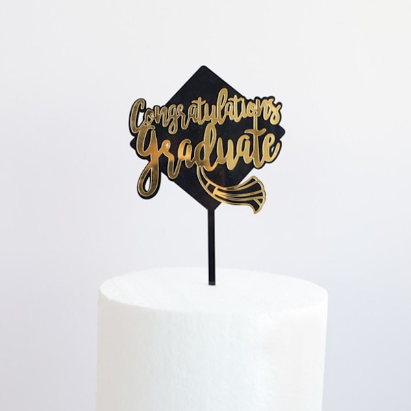 5 stk Cake Topper Happy Graduation 1 1 1