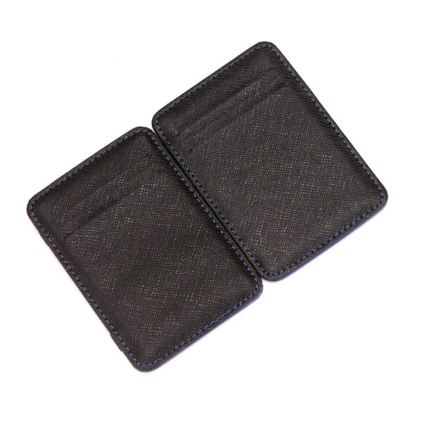 Kolikkokorttikotelo, nahkainen lompakko MUSTA black