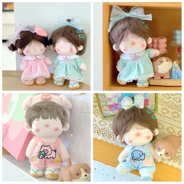 Nukke Vaatteet Pitsi mekkopuku PINK 20CMDRESS pink 20cmdress-dress