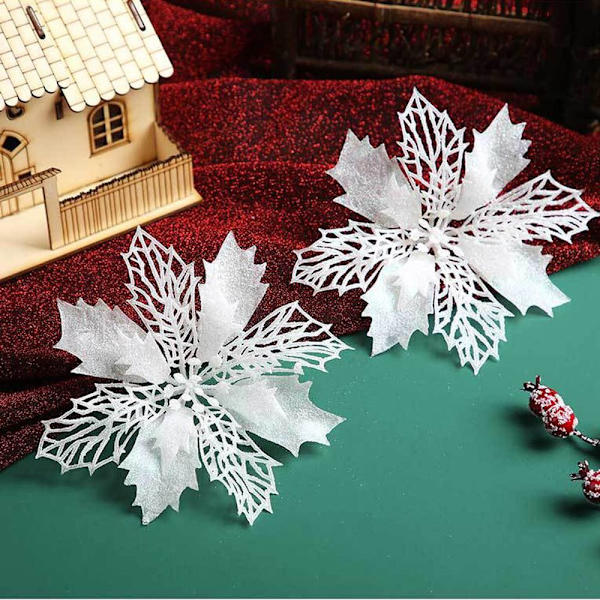 5 kpl Christmas Snowflake Flakes -ikkunakoristeita C C C