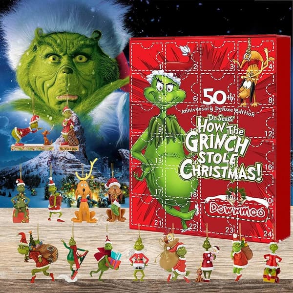 Jule Blind Box Jule Nedtælling Grinch Blind Box