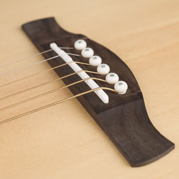 2Sett(4STK) Gitar Bone Nut Gitarer Saddle String Pute