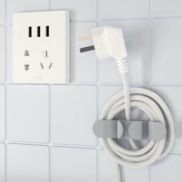 Sladdrulle Organizer Spoleupprullare GRÅ Grey