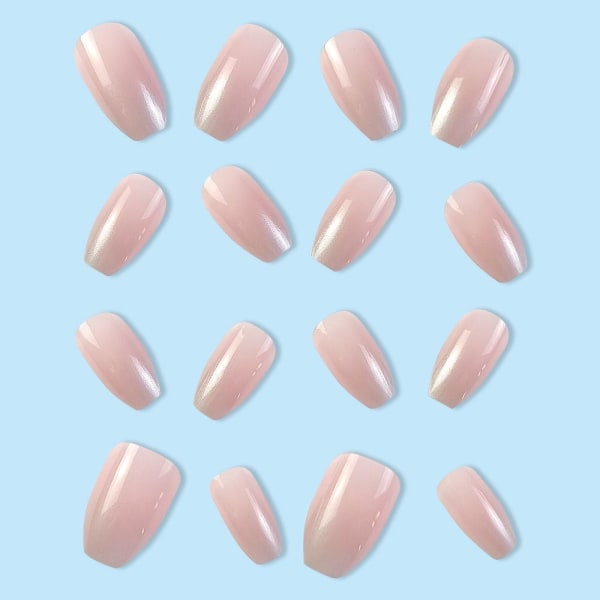 Coffin Fake Nails Ballerina tekokynnet 2 2 2