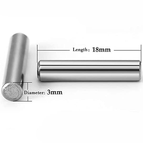 100 st Dowel Pins Sortiment Kit Hylla Support Pin