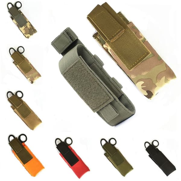 Tactical Molle Holder Taskulamppu Nylon Pussi 9 9 9