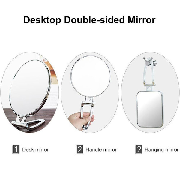 Sminkspegel Sminkspegel SILVER RUND RUND Silver Round-Round