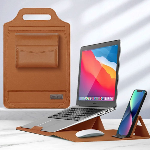 Sleeve Bag Case Notebook Cover GRÅ 13 14 TOMMER 13 14 TOMMER grey 13 14 inch-13 14 inch
