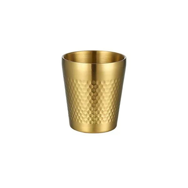 Dobbelvegg ølkopper Kaldtvannsdrikkekopp GULL 300ML gold 300ml