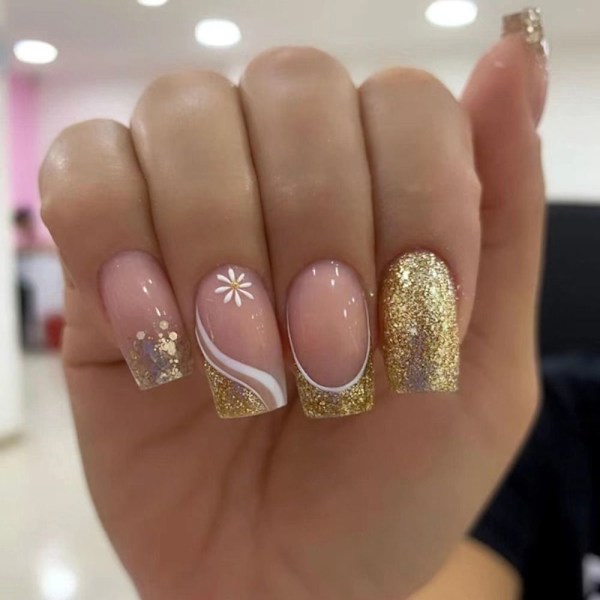 24 stk. False Nails Long Square W497 W497 W497
