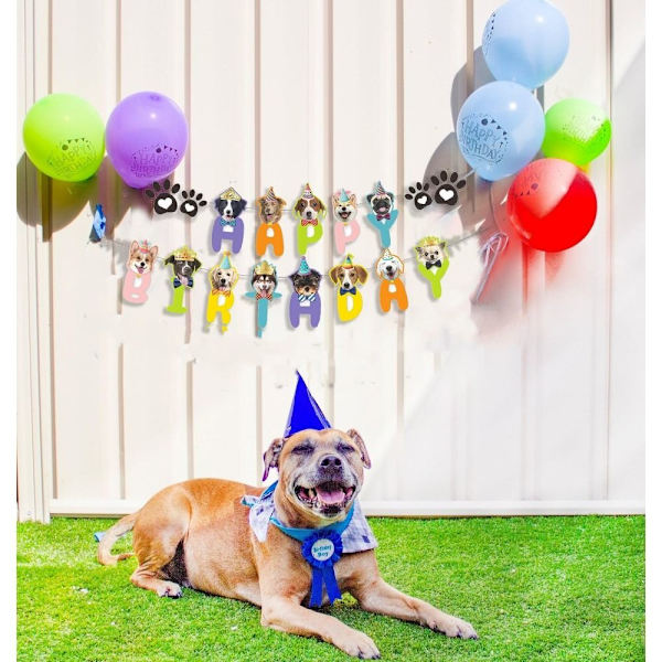 Bursdag Banner Bunting Flags Pull Flag