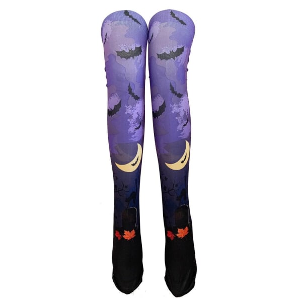 Halloween Sokker Halloween Kostymer LILLA PURPLE