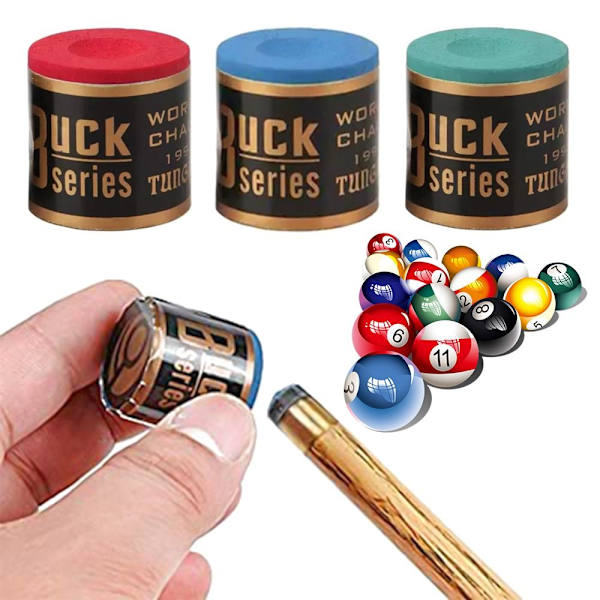 2st/ Set Cue Chalk Billiard Chalks BLÅ BLÅ blue