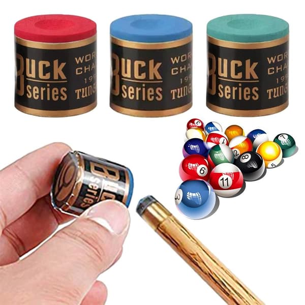 2stk/sett Cue Chalk Billiard Chalks RØD RØD red