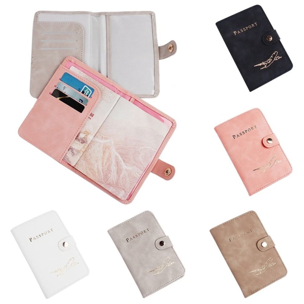Passdeksel Kredittkort Passholder ROSA Pink