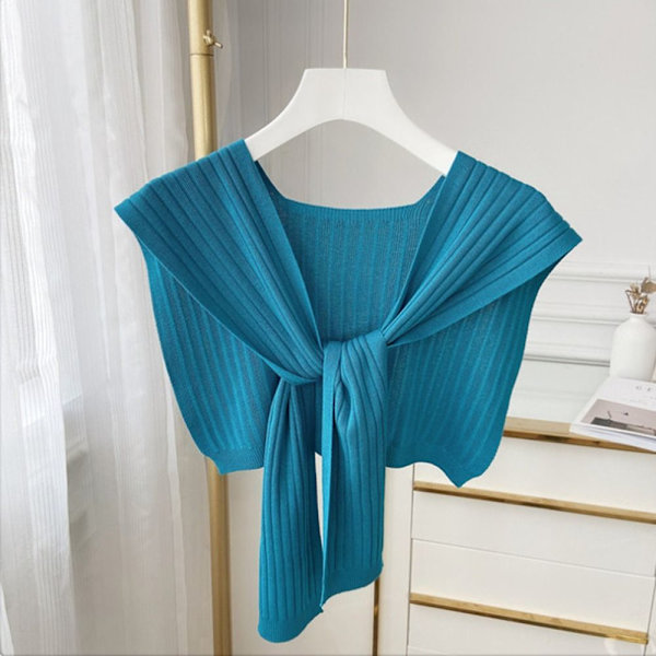 Neulottu huivi Cross Shawl GREEN green
