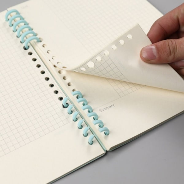 10 stk Notebook Binding Clip Løsbladsring 10 STK BLÅ 10 STK 10pcs blue