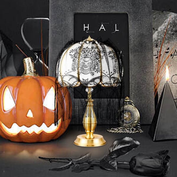 2 stk Halloween Spider Web Lampeskærme