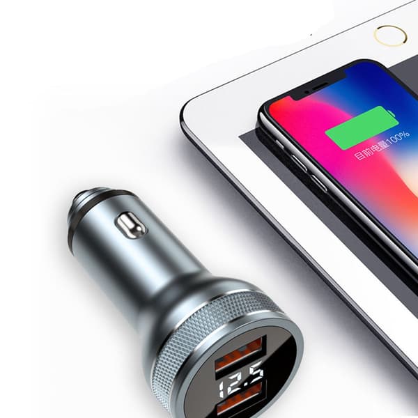 Bilopladerstik Hurtigoplader DOBBELT USB DOBBELT USB