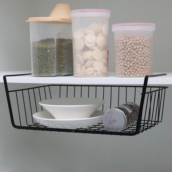 Kitchen Organizer Hylle Kjøkken Hylle Organizer SVART M M Black M-M